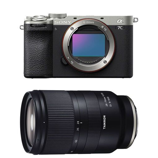 Appareil photo hybride Sony Alpha 7C II Argent avec objectif Tamron 28-75 mm f/2,8 G2 Di III VXD