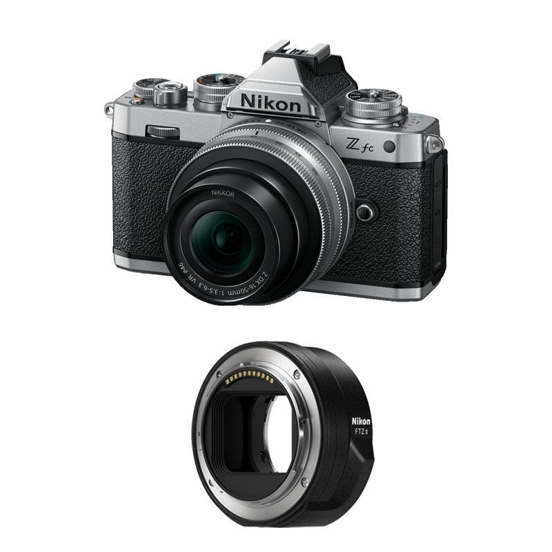 Nikon Z fc Hybrid Camera + Z 16-50mm f/2.8 S Lens + FTZ II Adapter