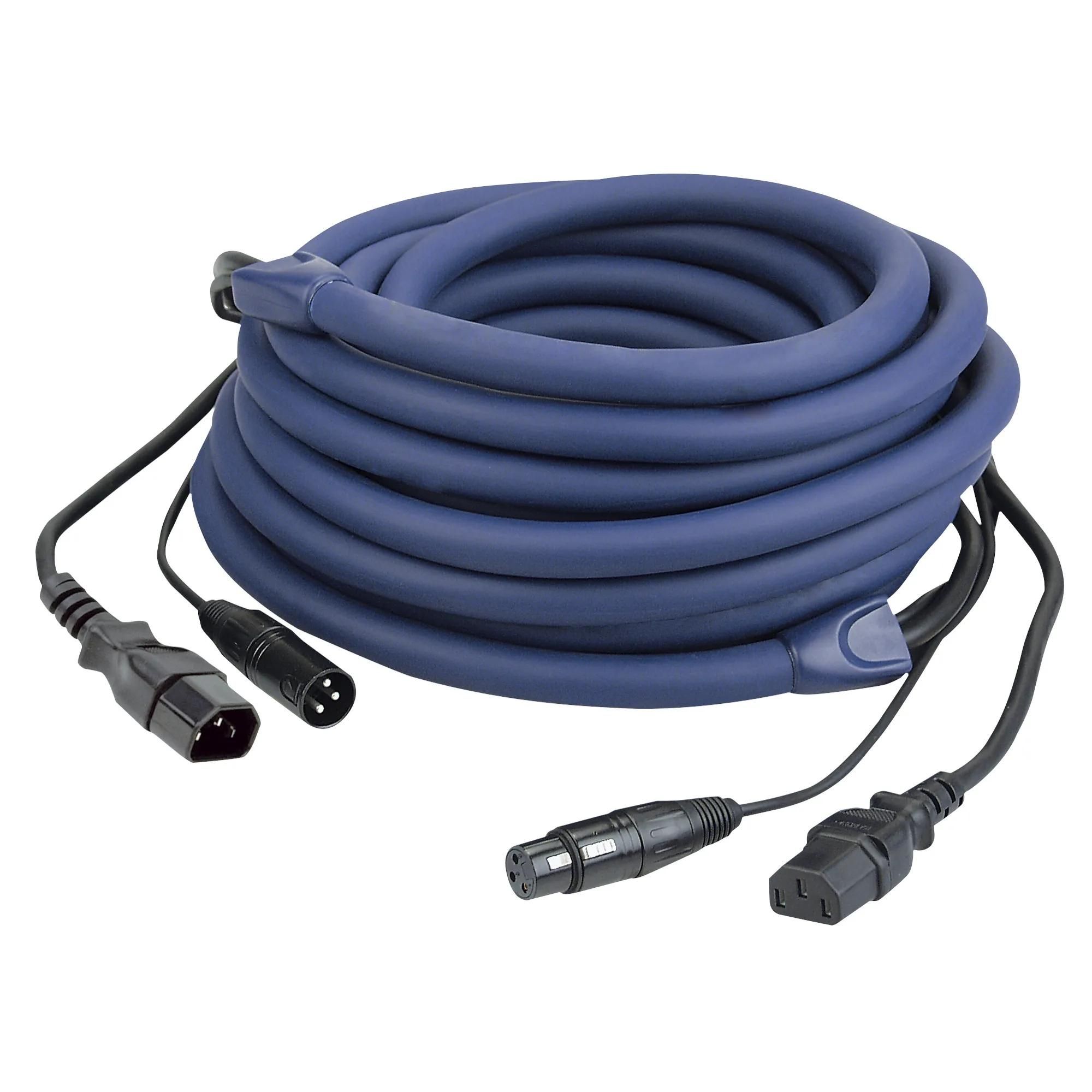 Dap Audio FP12 3m IEC & XLR Cable, Blue