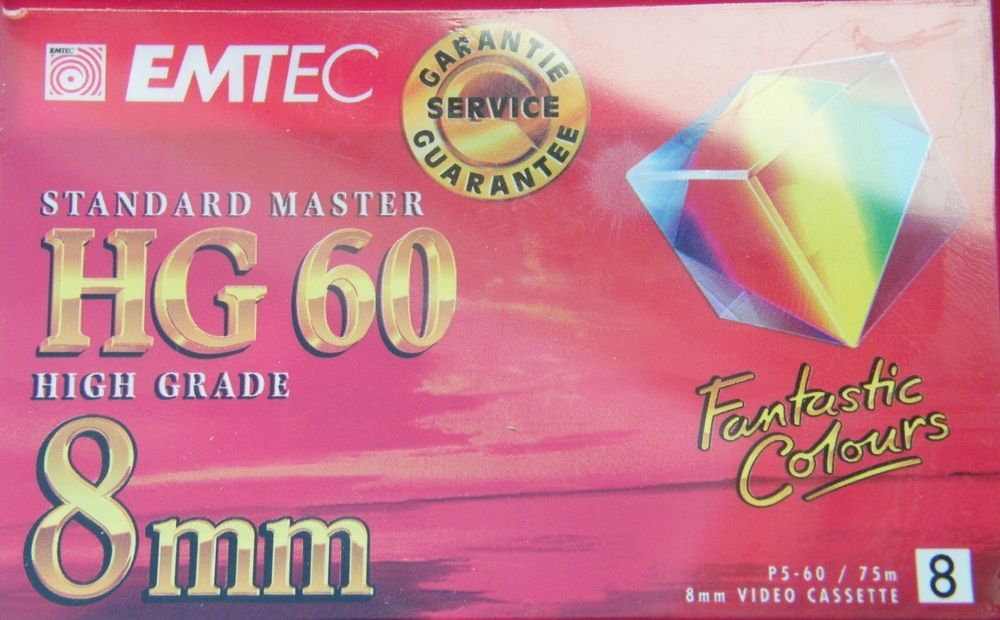EMTEC HG 60 - 8mm Video Cassette for Camcorder