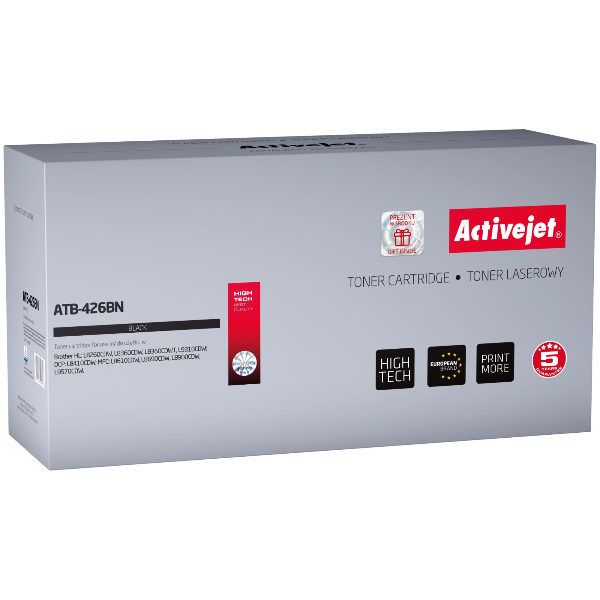 Activejet ATB-2421N Toner Cartridge (Brother TN-2421 Replacement; Supreme; 3000 Pages; Black)