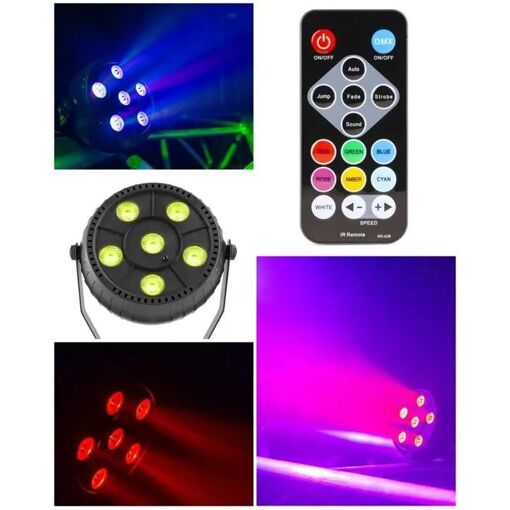 Paquete de 4 Proyectores LED MiniPar Audio Club