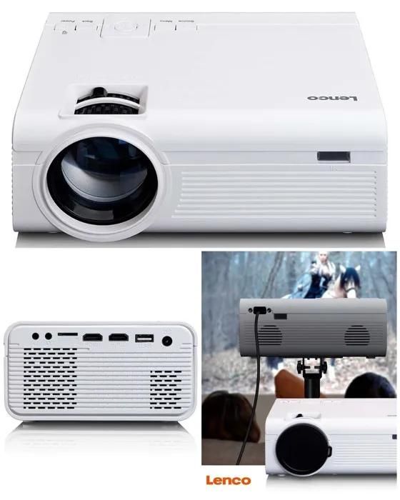 Proyector portátil Lenco - LPJ-280WH - Full HD 1080p - 2800 lúmenes - Contraste 3000:1