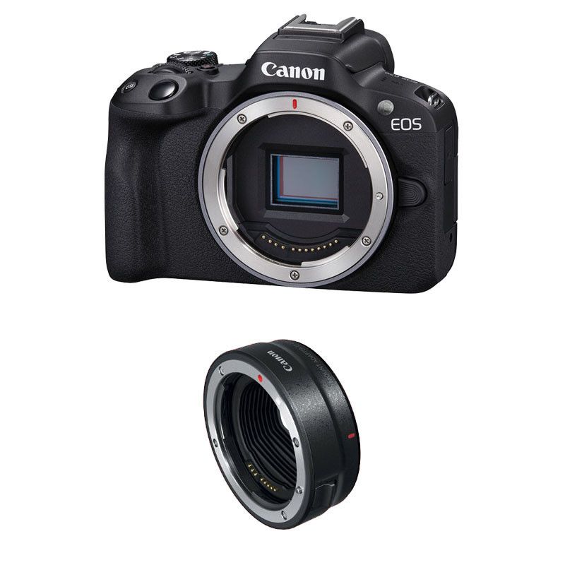 Canon EOS R50 3-Year Warranty + EF-EOS R Mount Ring