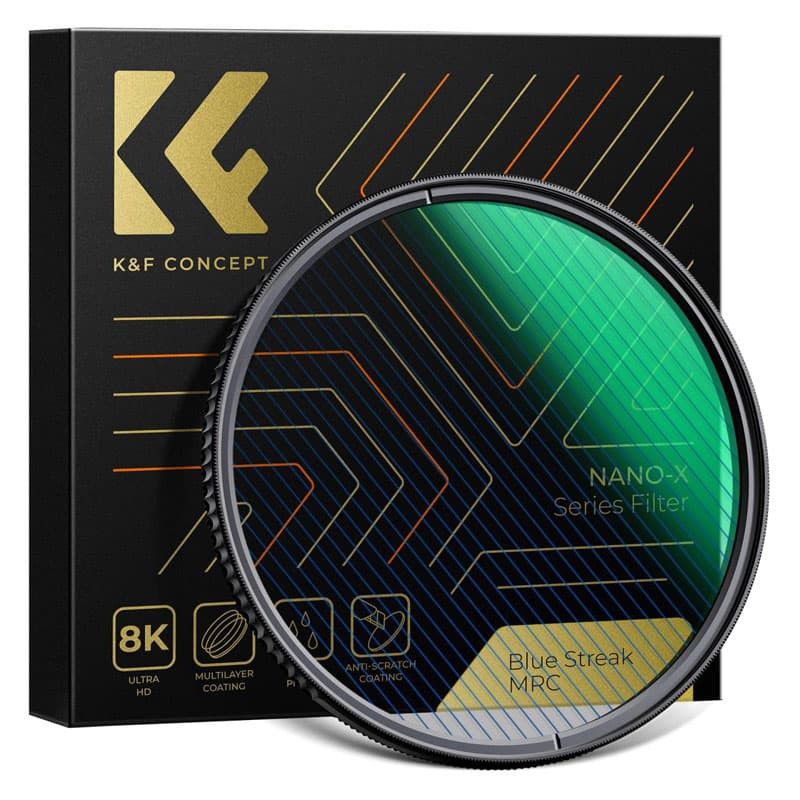 K&F Concept Nano X Blue Streak 67mm Filter