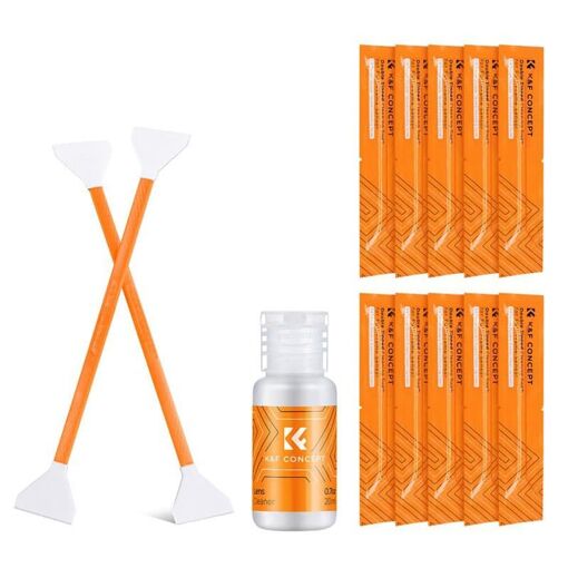 K&F Concept Cleaning Kit (10 24mm Sticks + 20ml Cleaner)
