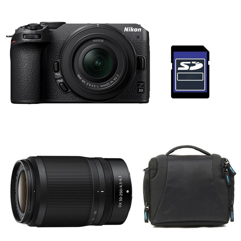 Nikon Z30 Mirrorless Camera Kit with Lenses and Accessories