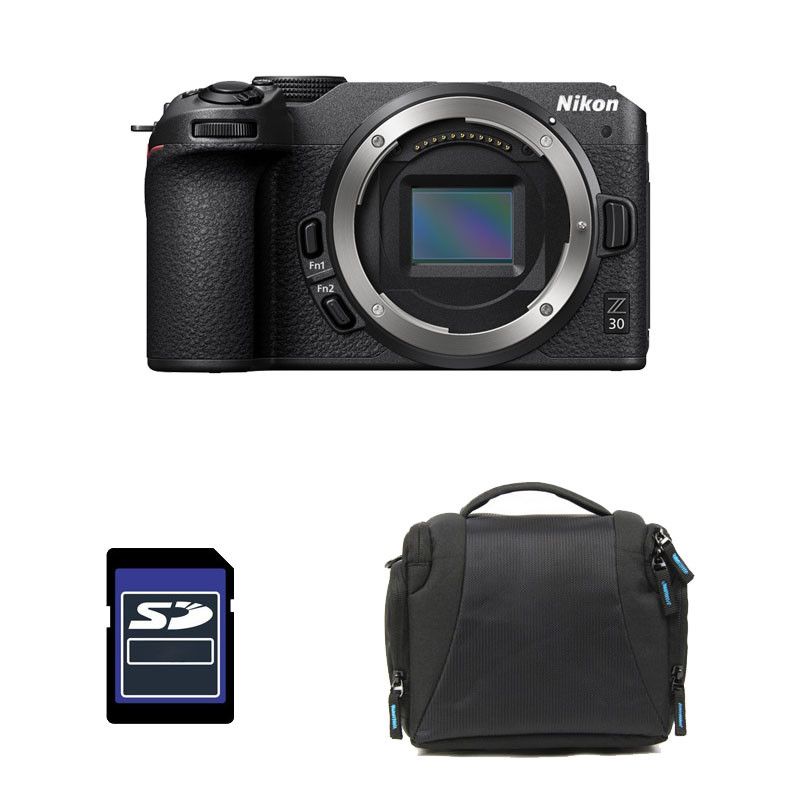 Nikon Z30 Camera with 3-Year Warranty + Bag + 8GB SD Card