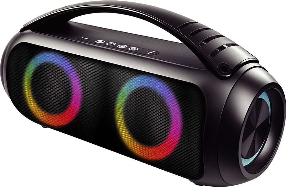 BIGBEN CONNECTED Bluetooth Speaker 40W Waterproof Bright Carrying Handle Black