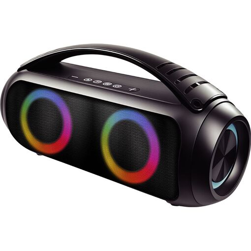 Altavoz Bigben Connected Bluetooth® Boost 40W Resistente a Pruebas de Agua con Luz y Manija Negra