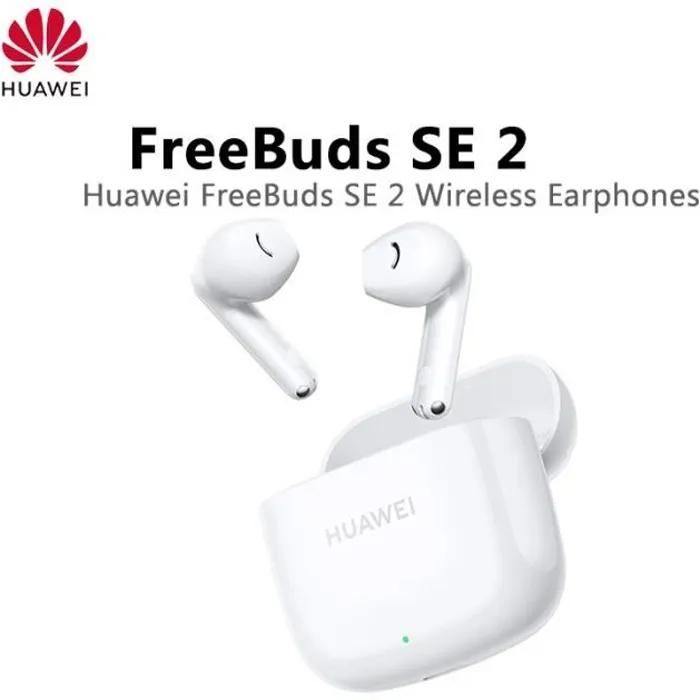 Huawei FreeBuds SE 2 Bluetooth Earbuds - White (40-Hour Battery Life, IP54 Water Resistance)
