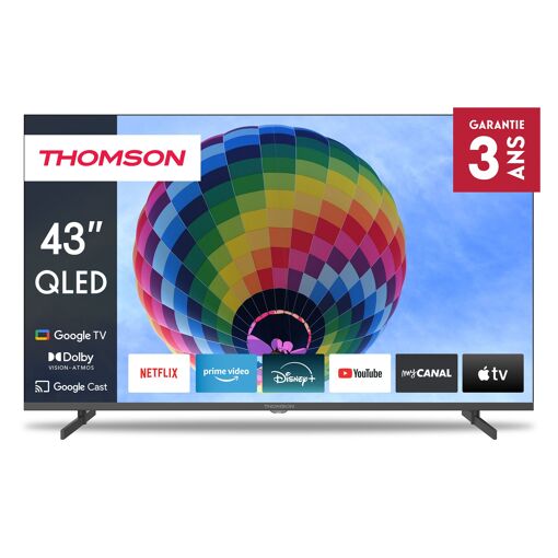 Thomson 43-Inch QLED TV with Google TV