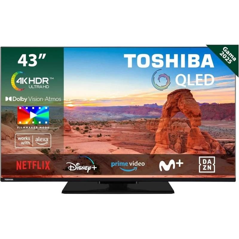 Toshiba 43-inch QV34 Series Smart TV - 4K UHD (2160p) QLED LCD with LED Backlight
