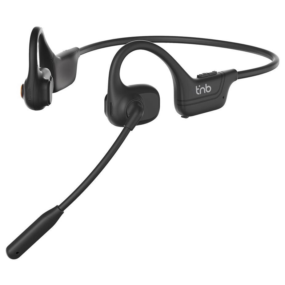 TNB ActiveAir Bluetooth Headphones with Microphone - Over-Ear - Wireless - Black