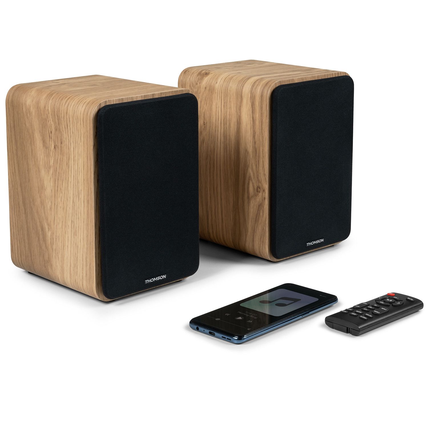 Haut-parleurs de bibliothèque en bois COSY Thomson - 100W - Bluetooth 5.0