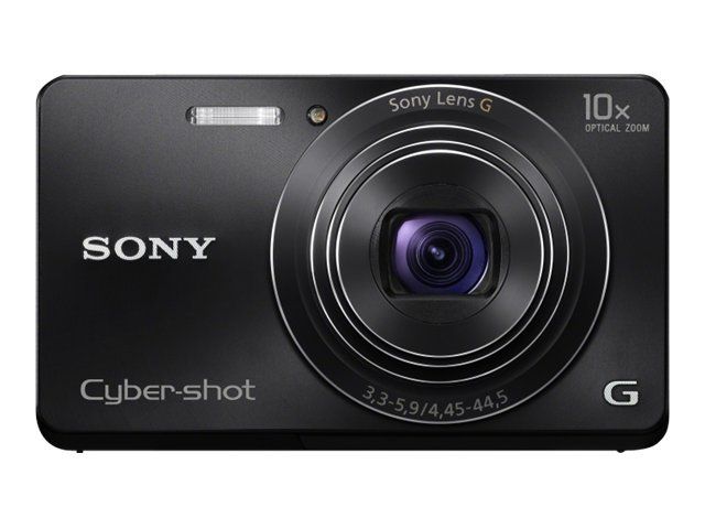 Sony CompactW690 Digital Camera - 16.1MP - 720p - 10x Optical Zoom - Black