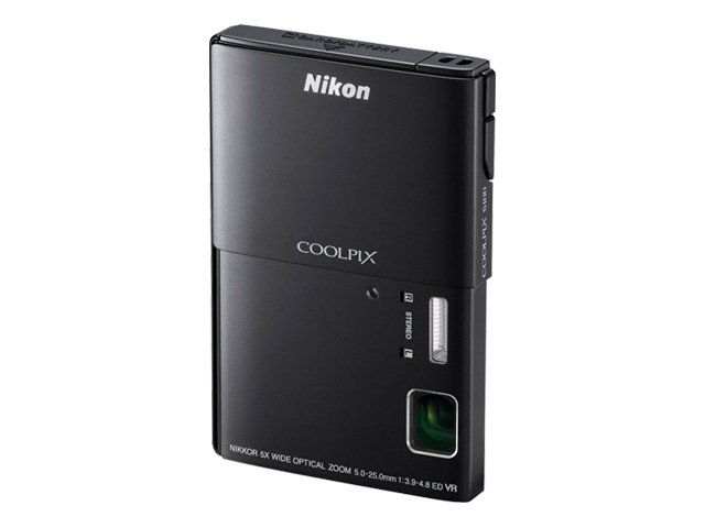 Nikon Coolpix S100 Digital Camera - Compact - 16.0MP - 5x Optical Zoom - Black