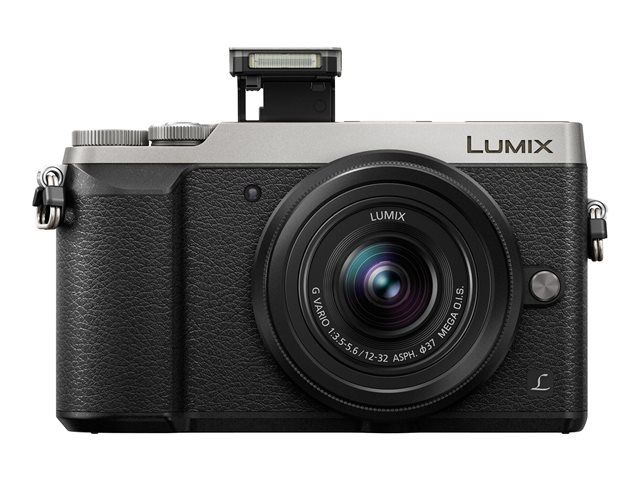 Appareil photo sans miroir numérique Panasonic - 16,0 mégapixels - Micro Quatre Tiers - 4K/25 images par seconde - Objectif zoom optique 2,7x 12-32 mm - Wi-Fi - Argent