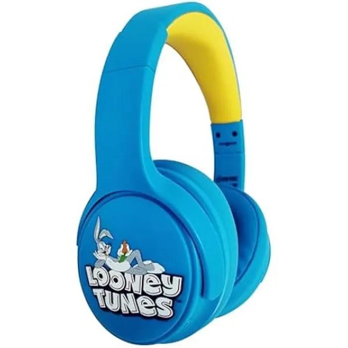 FRTEC Wireless Headphones - Kids' Design - Bugs Bunny - 85dB Volume Limit - Compact & Foldable