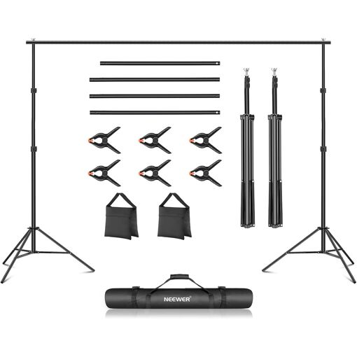 Neewer Background Support Stand for Studio Photography, Adjustable