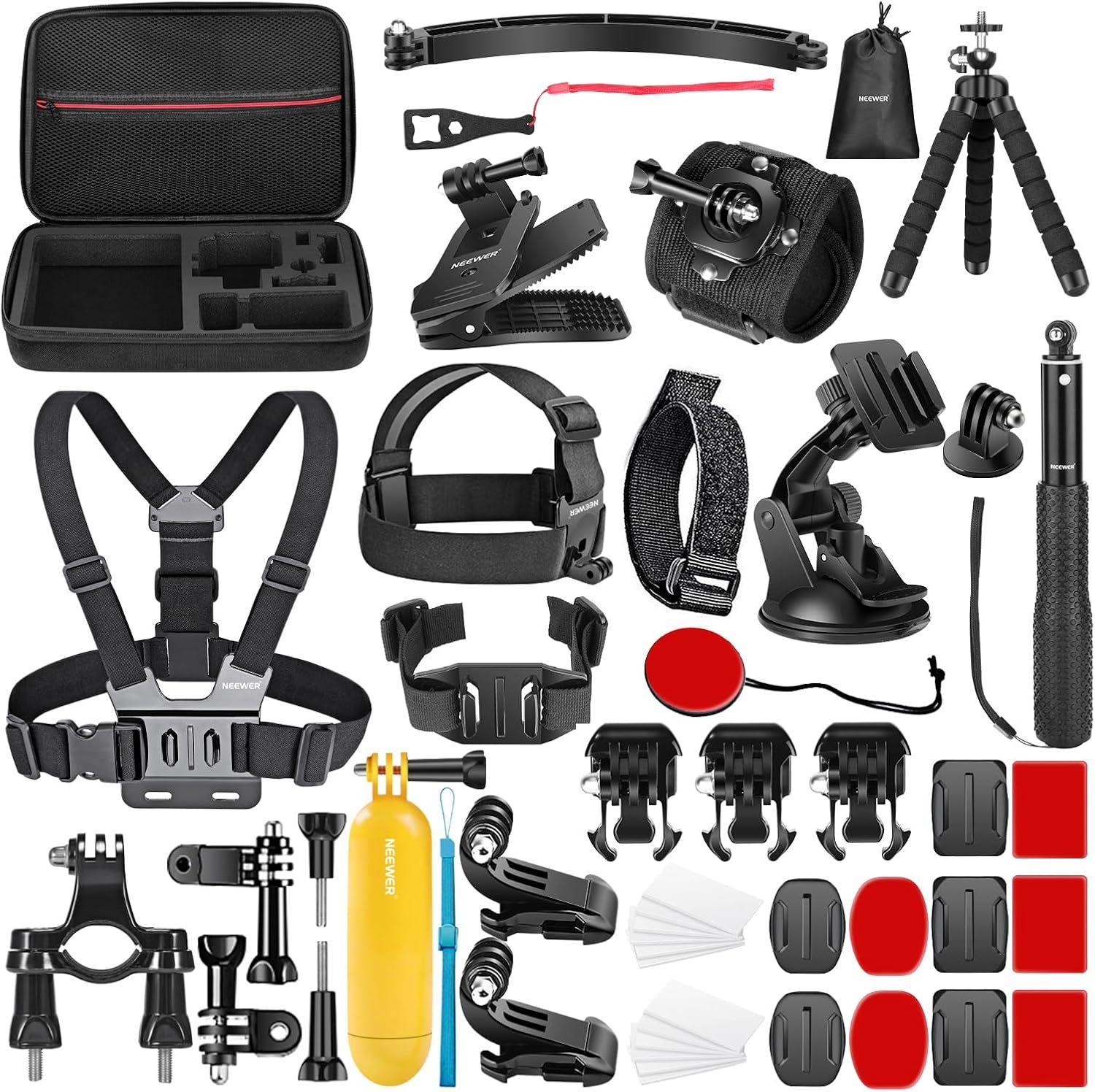 Neewer 50-in-1 Camera Action Accessory Kit