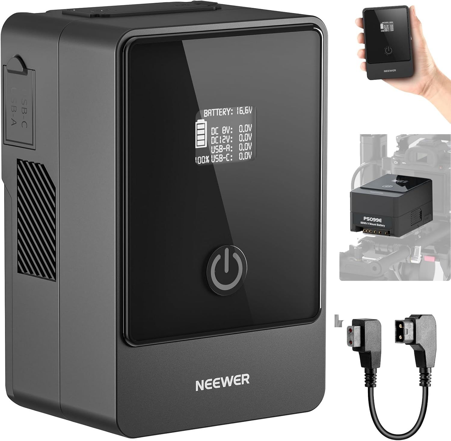 Batería mini V Mount Neewer 6800 mAh 99 Wh 14.5 V
