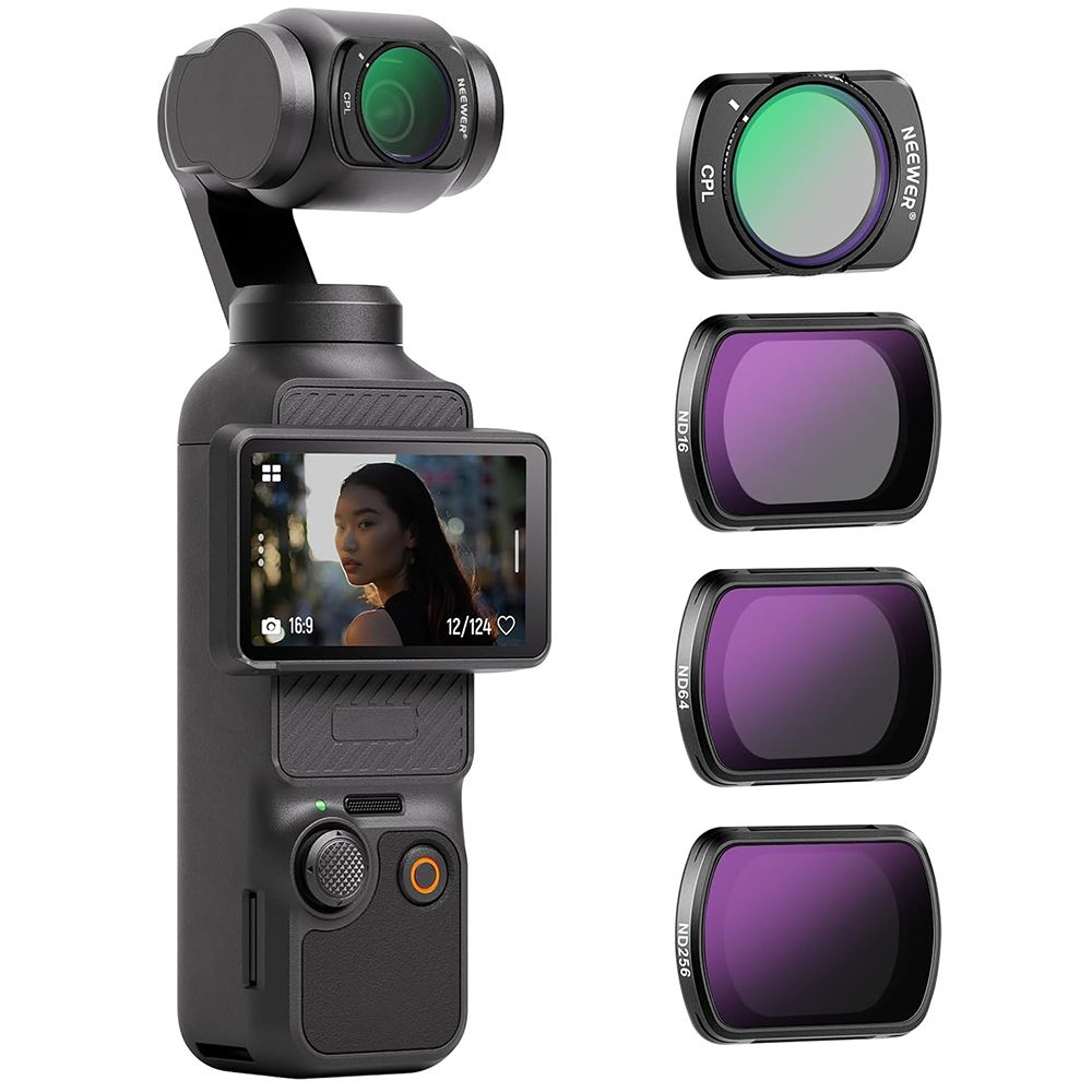 Kit de filtros HD CPL ND de Neewer para DJI OSMO Pocket 3