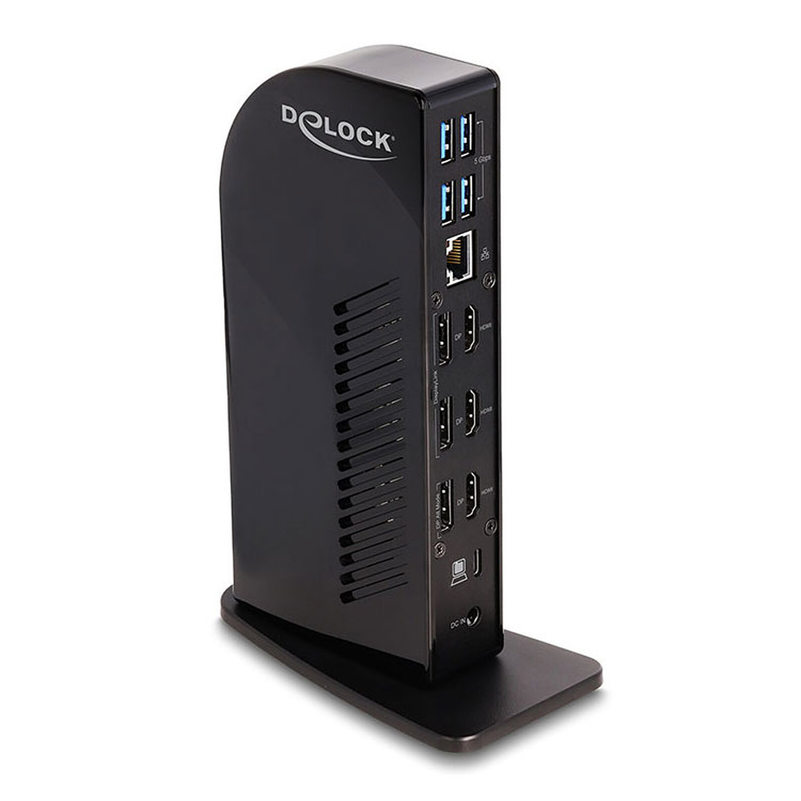 Estación de carga USB Type-C Triple con DisplayLink