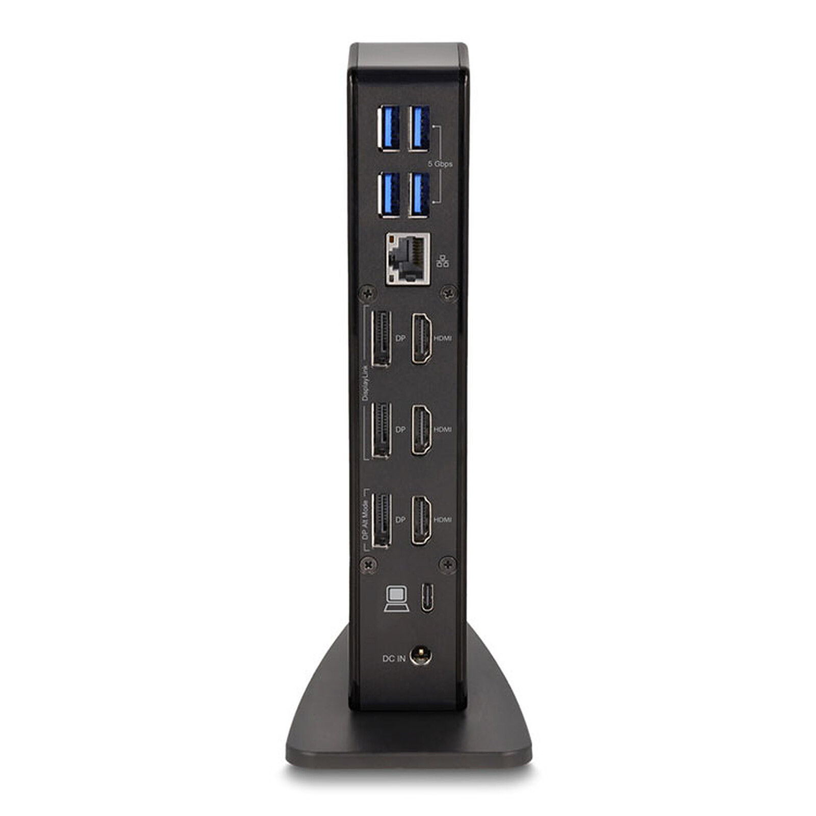 Estación de carga USB Type-C Triple con DisplayLink