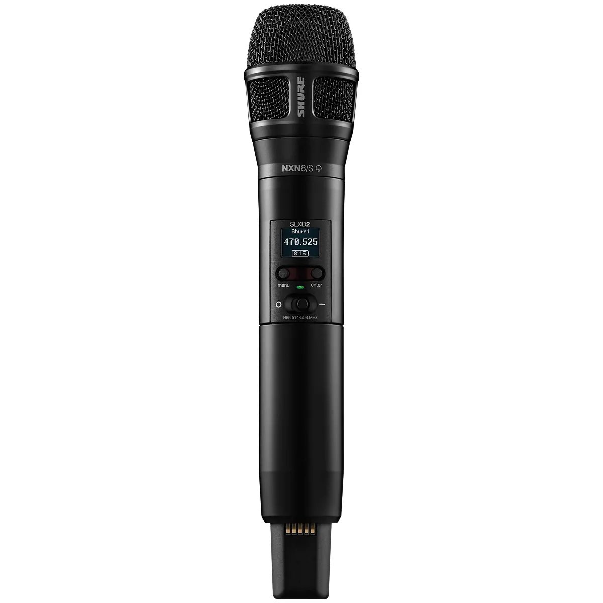 Shure SLXD2 N8SB G59 Wireless Handheld Microphone - Supercardioid Capsule - Frequency Band G59 (470-514 MHz)