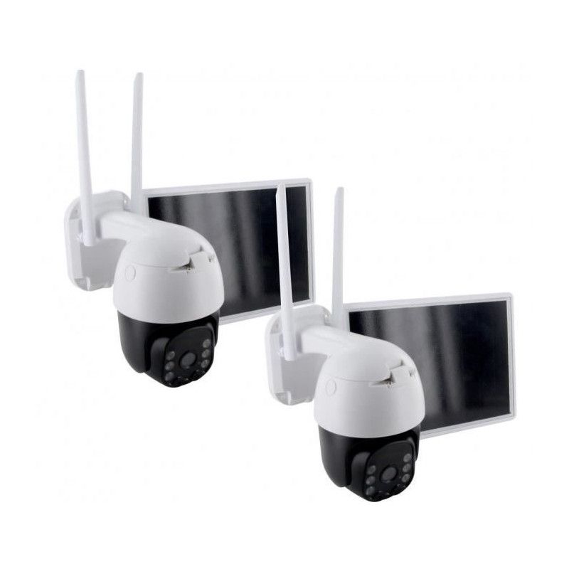 Chacon 2-Camera Solar Panel - 2-IPCAM-DM02 - Outdoor WiFi