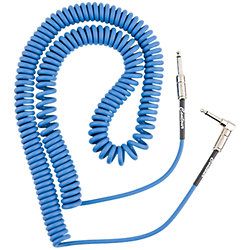 Fender Contour Series Coiled Cable, 9m, Lake Placid Blue