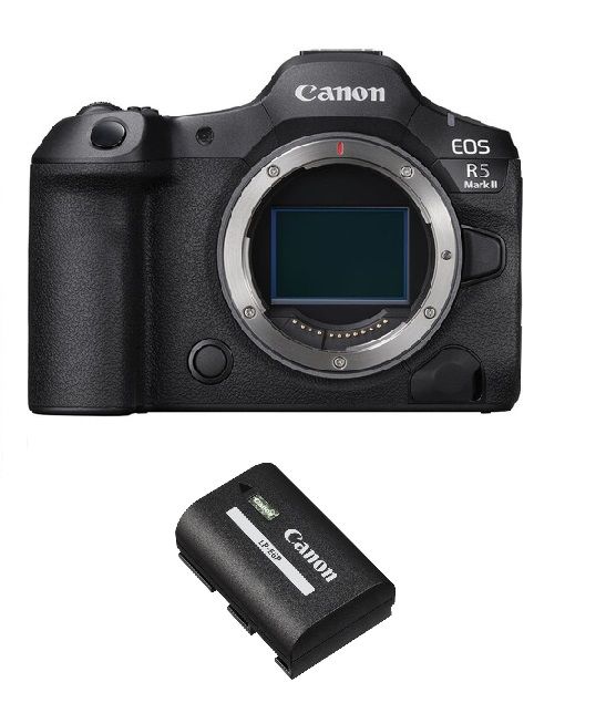 Canon EOS R5 II Body + Canon LP-E6P Battery