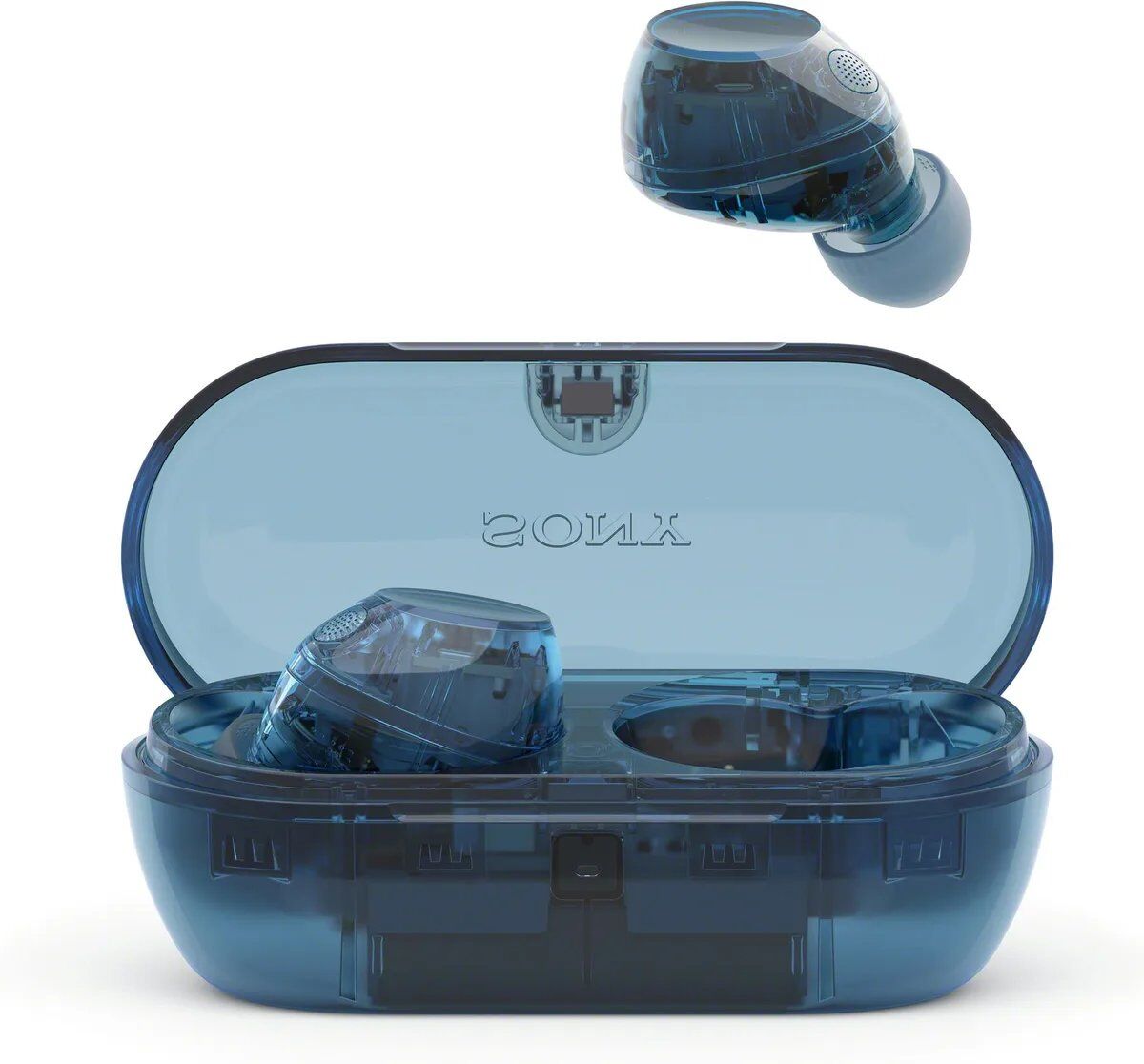 Sony WF-C710 True Wireless Earbuds - Blue Transparent