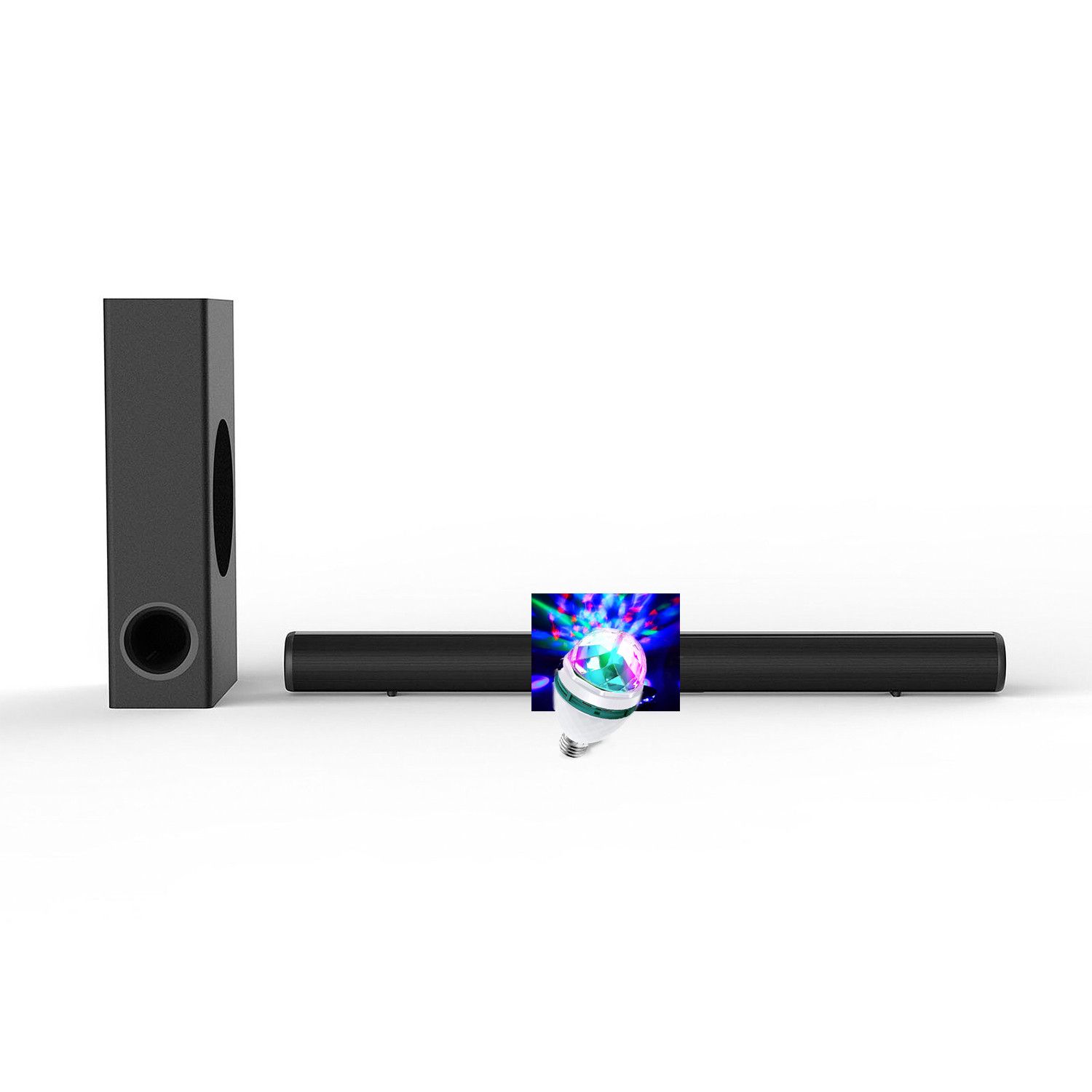 Muse 2.1 Soundbar SBT 200W with Wireless Subwoofer, Bluetooth, HDMI, Optical, USB, DIAMS LED Lights