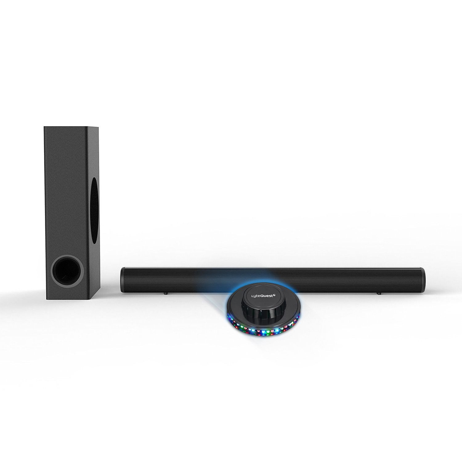 Pickering 2.1 Soundbar TV 200W M-1880 SBT with Wireless Subwoofer, Bluetooth, HDMI, Optical & USB Connections, Wall Mountable + LED Light Show