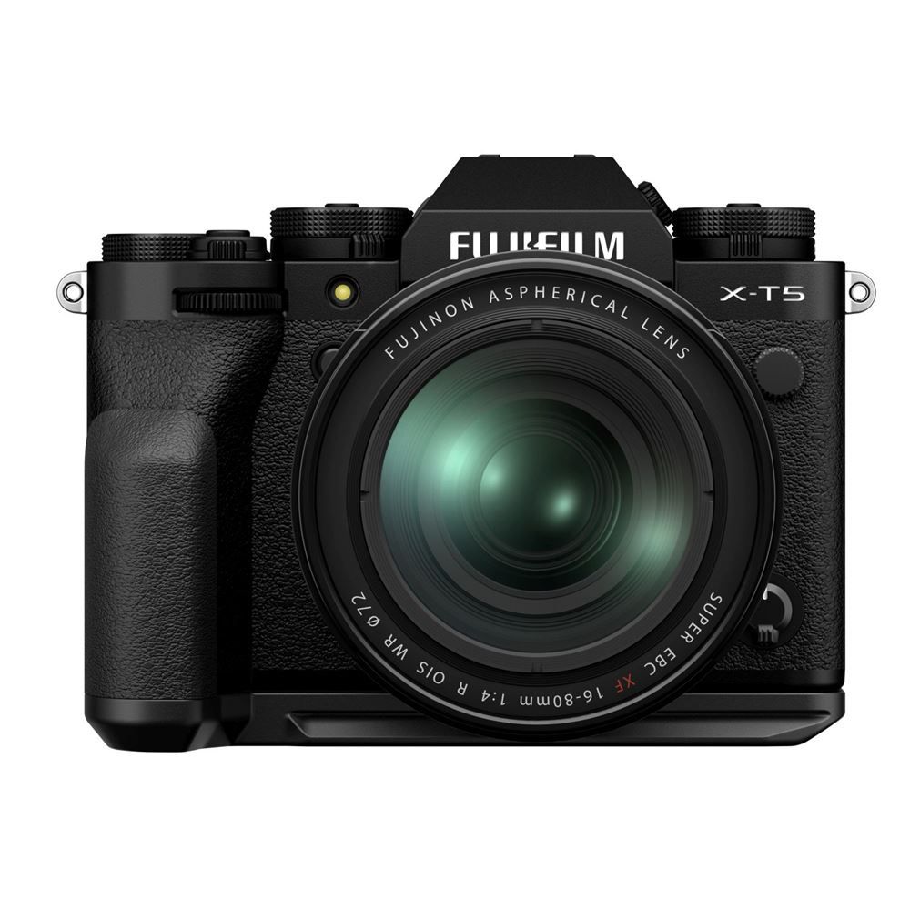 Fujifilm X-T5 Black Hybrid Camera + XF 16-80mm f/4 R OIS WR Lens