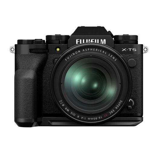 Fujifilm X-T5 Black Hybrid Camera + XF 16-80mm f/4 R OIS WR Lens