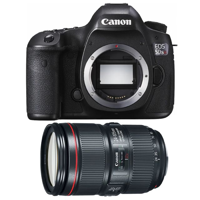 Canon EOS 5DS R 50,6 millions de pixels avec objectif Canon EF 24-105 mm f/4 L IS II USM