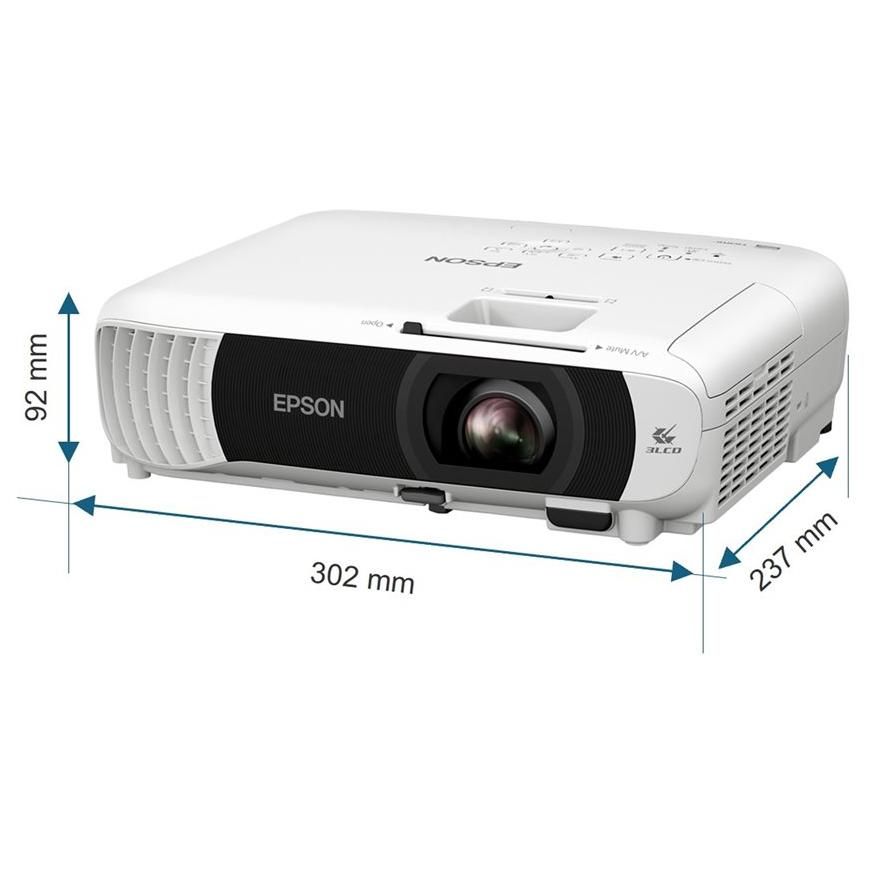 Epson EB-W55 3LCD Projector - Portable - 4000 Lumens White & Color - WXGA (1280 x 800) - 16:10 Aspect Ratio - Wireless 802.11n/Miracast