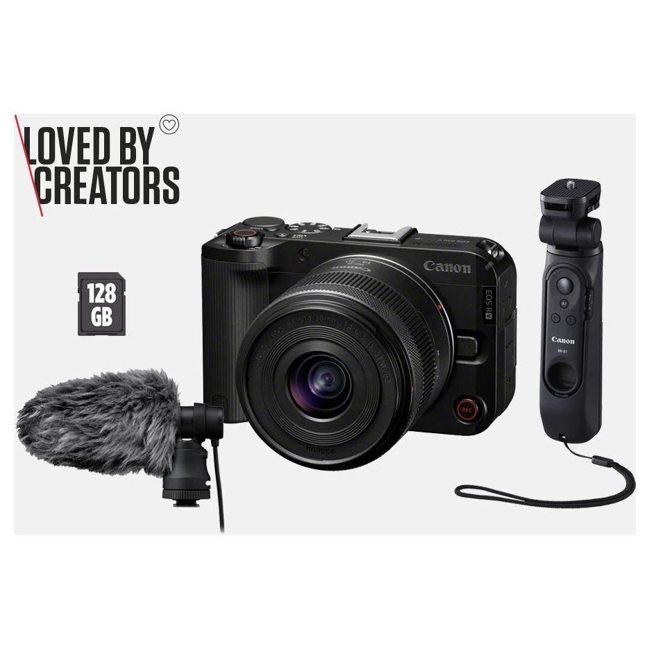Canon EOS R50 V Kit with RF-S 14-30mm IS STM PZ Lens, Black