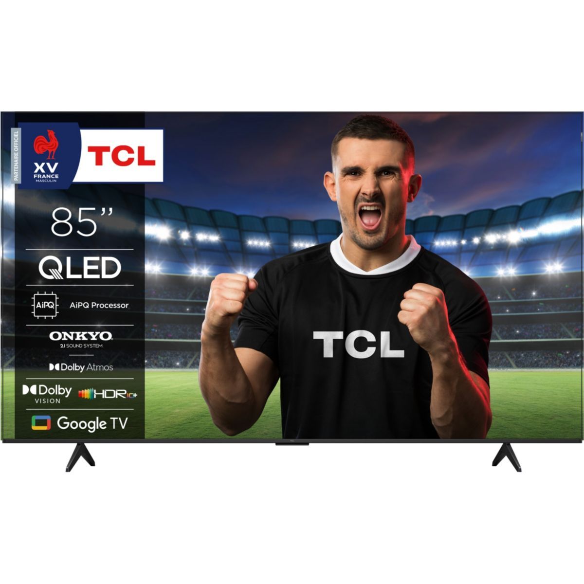 TCL 85P79K 85-inch 4K Ultra HD Smart TV with Metal Finish