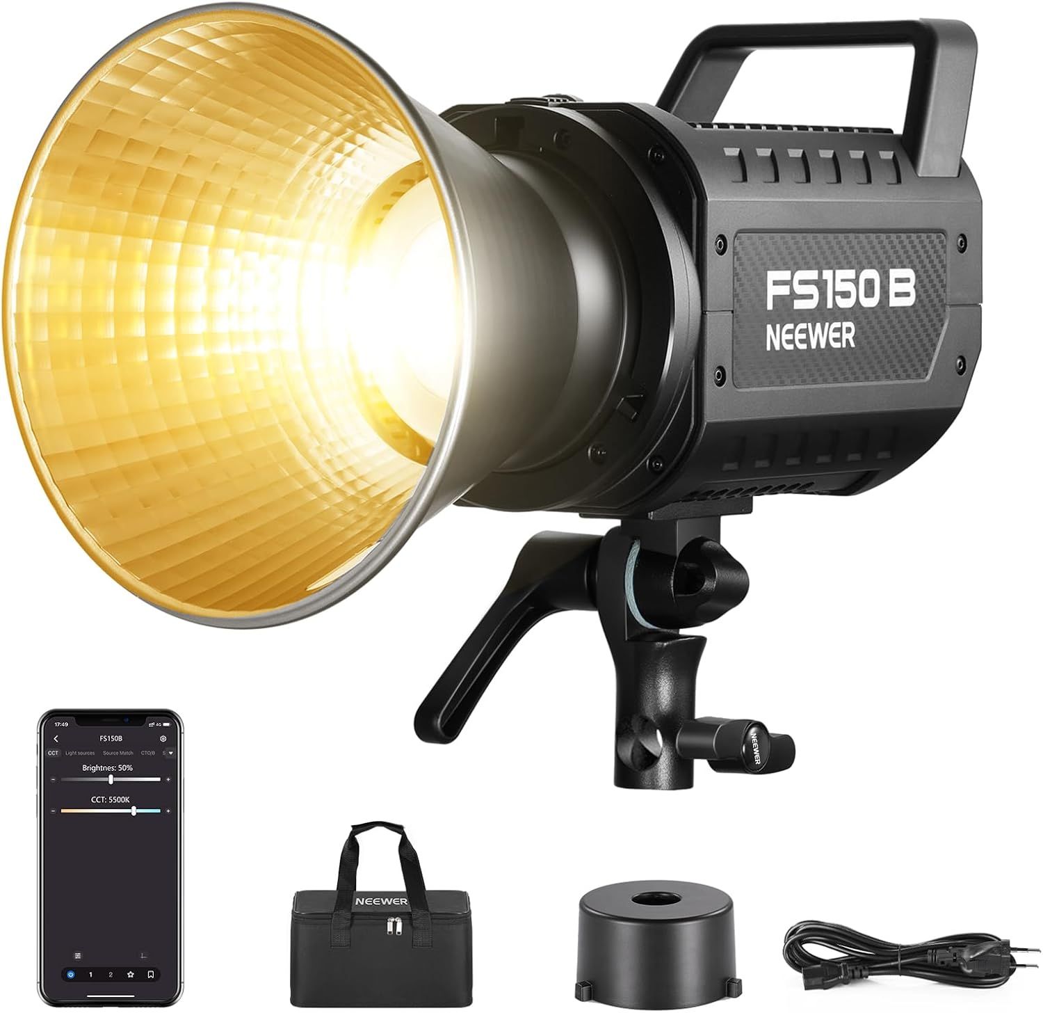 Neewer FS150B 130W COB Video Light with Remote Control