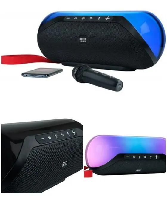 Bigben Connected PARTYBTLITE2 Bluetooth Speaker - 50W - RGB LED Effects - TWS - USB & Micro SD
