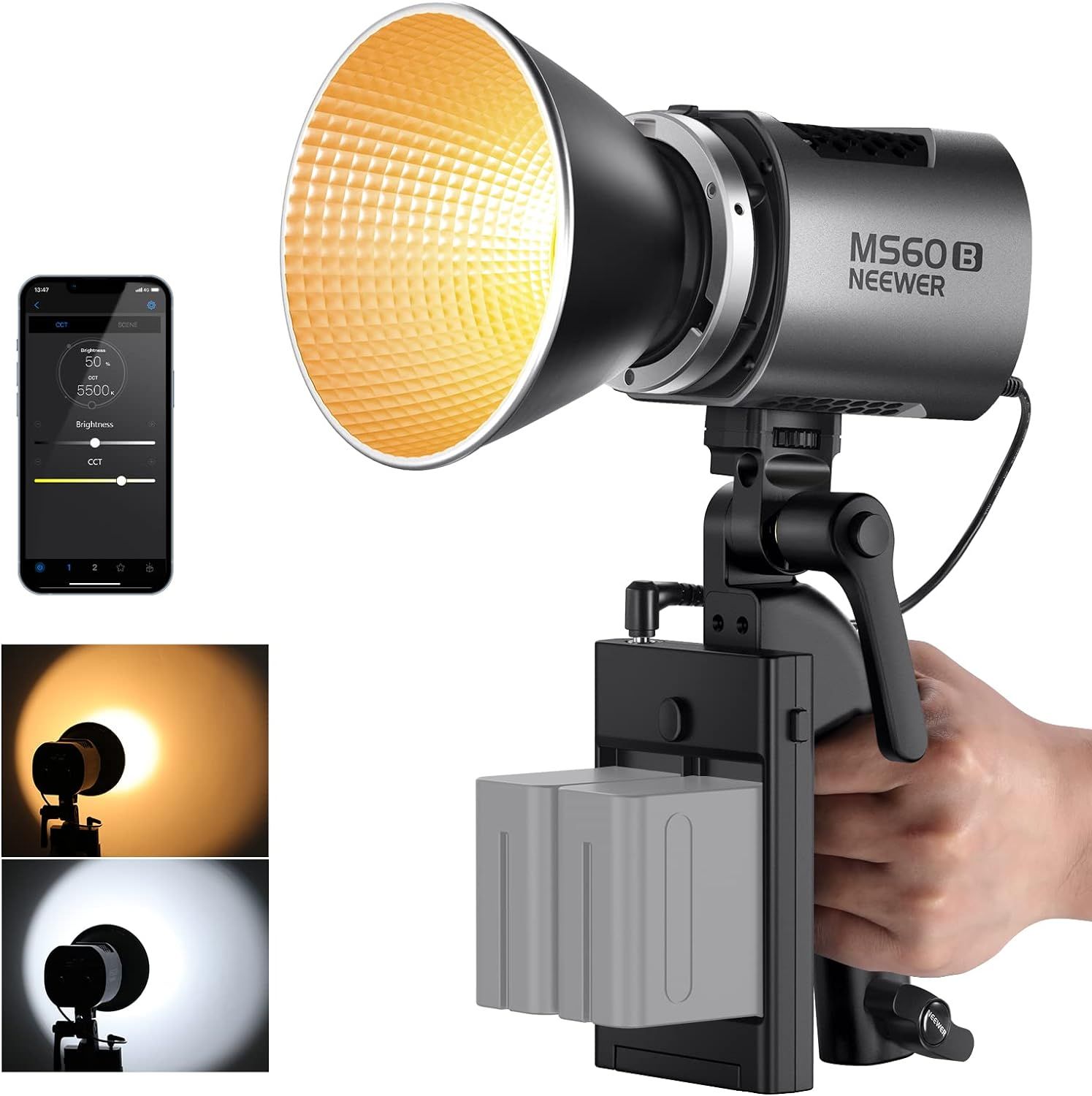 Neewer MS60B 65W COB Video Light