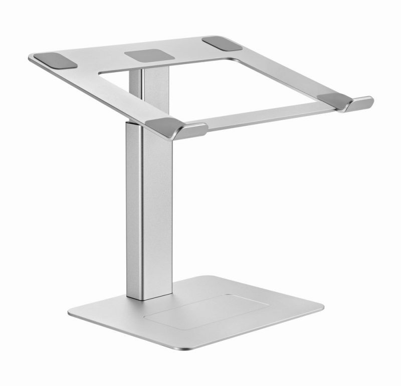 Gembird Laptop Stand, Silver, Aluminum, 39.6cm