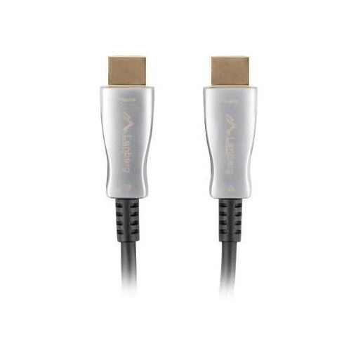 Lanberg 20ft HDMI Cable, Black and Silver