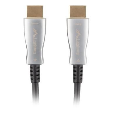 Lanberg 20ft HDMI Cable, Black and Silver