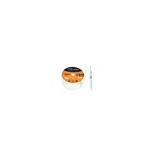 Libox RG-6/U Coaxial Cable 100m (White)