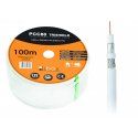 Libox RG-6/U Coaxial Cable 100m (White)